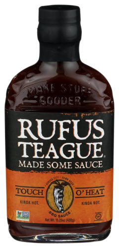 Rufus Teague Sauce Bbq Touch O Heat, 15.25 OZ.