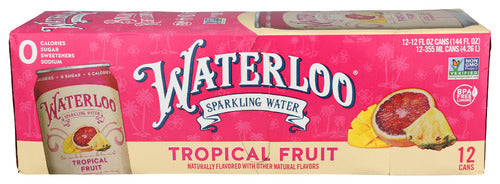 WATERLOO SPARKLING WATER WATER SPK TROPCL 8PK - 96 FO