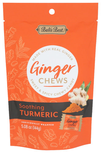 Balis Best 
Chews Ginger Sthn Tmeric, 5.08 OZ.