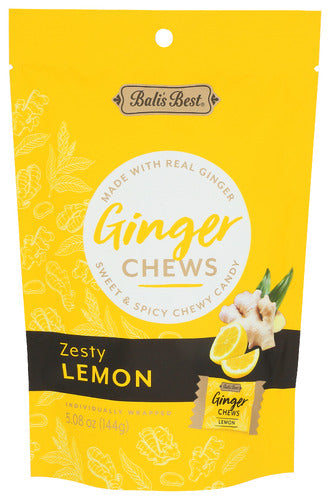 Balis Best 
Chews Ginger Zesty Lemon, 5.08 OZ.