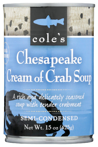Coles 
Soup Chesapeake Cream Cra, 15 OZ.