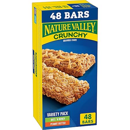 Nature Valley Crunchy Granola Bars, Variety Pack, 48 Ct, 35.76 oz (24 Pouches)