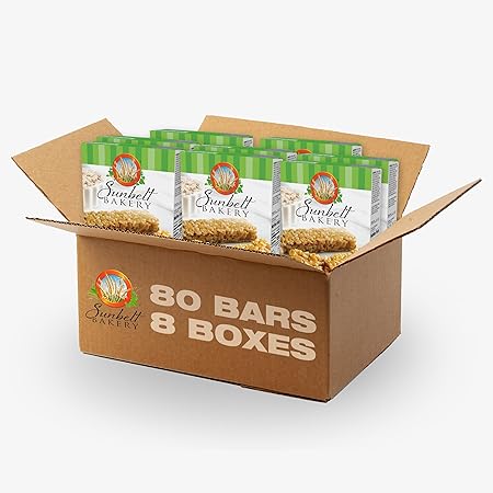 Sunbelt Bakery Oats & Honey Chewy Granola Bars, 80-1.0 OZ Bars (8 Boxes)