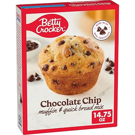 Betty Crocker Chocolate Chip Muffin and Quick Bread Mix, 14.75 oz.
