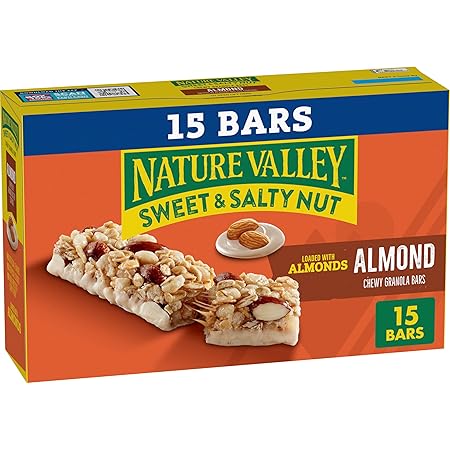 Nature Valley Sweet and Salty Nut Granola Bars, Almond, 15 Bars, 18 oz