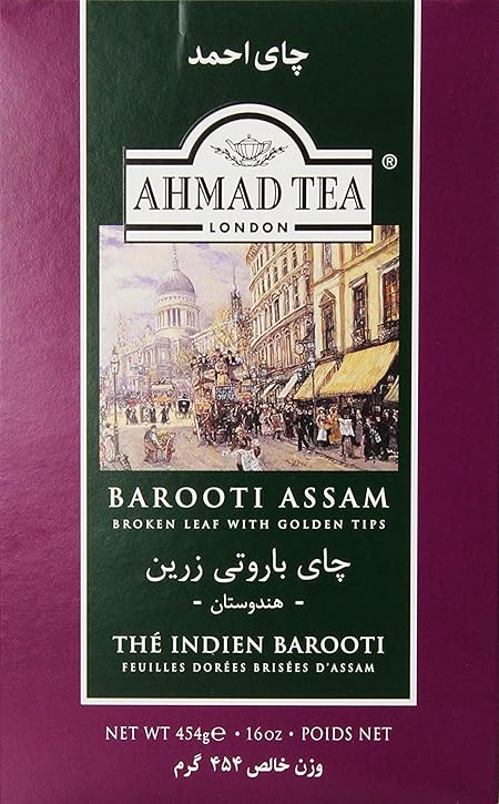Ahmad Tea Barooti Assam Loose Leaf Tea, 16 Ounce (Pack of 12)