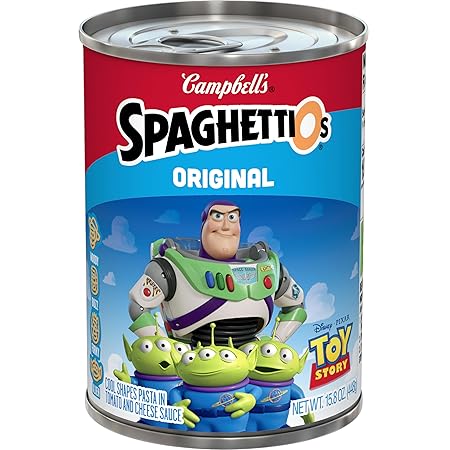 SpaghettiOs Original Toy Story Shapes Canned Pasta, 15.8 oz Can