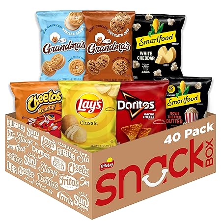 Frito-Lay Ultimate Snacktime Mix with Grandma's and Classic Snacks, (Pack of 40) (Packaging May Vary)