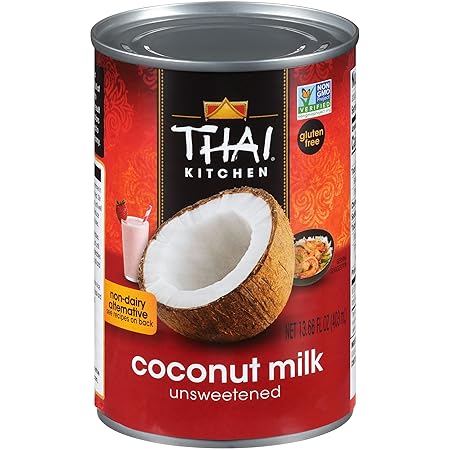 Thai Kitchen Gluten Free Unsweetened Coconut Milk, 13.66 fl oz (Pack of 12)