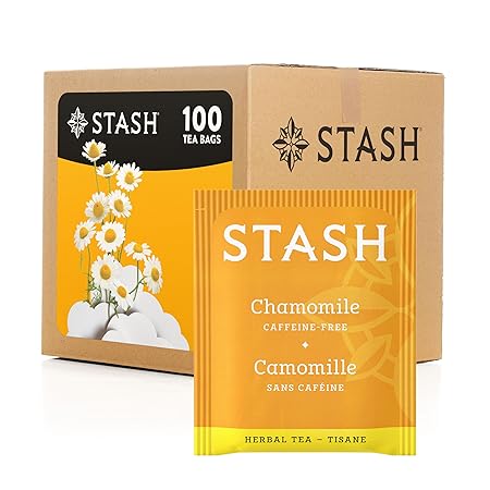 Stash Tea Chamomile Herbal Tea, Box of 100 Tea Bags