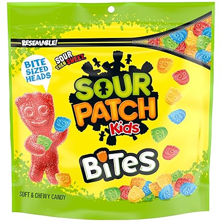 SOUR PATCH KIDS Bites Soft & Chewy Candy, 12 oz