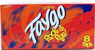 Faygo Rock & Rye flavor soda pop, 12-fluid ounce c...