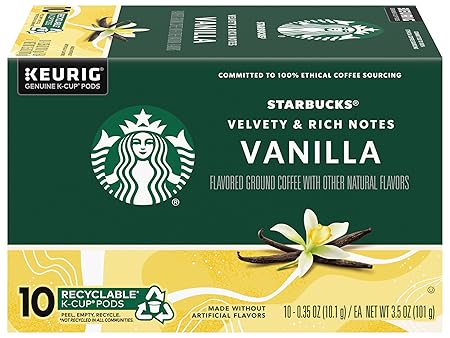 Starbucks Vanilla Coffee Keurig K-Cups, 160 Count