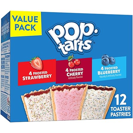 Pop-Tarts Toaster Pastries, Breakfast Foods, Kids Snacks, Variety Pack, 20.3oz Box (12 Count)