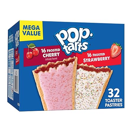 Pop-Tarts Toaster Pastries, Breakfast Foods, Kids Snacks, Variety Pack, 54.1oz Box (32 Pop-Tarts)