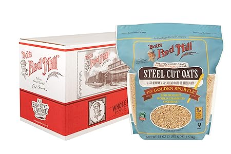 Bob's Red Mill Steel Cut Oats, 54oz (Pack of 4) - Non GMO, Whole Grain, Vegan, Kosher