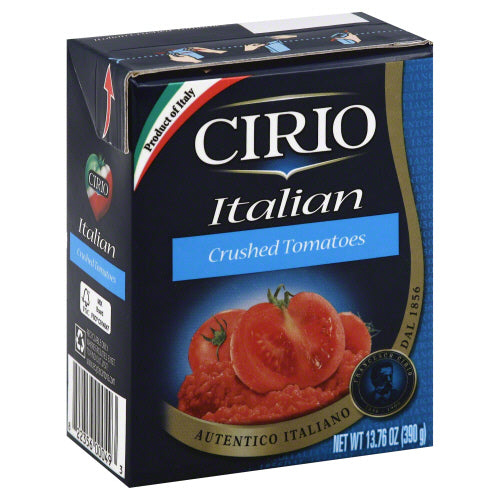 Cirio 
Tomato Crushed Recart, 13.76 OZ.