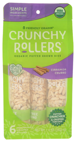 FRIENDLY GRAINS CHURROS CRNCH ROLL POUCH - 2.85 OZ