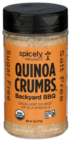 SPICELY ORGANICS QUINOA CRMBS BACKYRD BBQ - 6 OZ