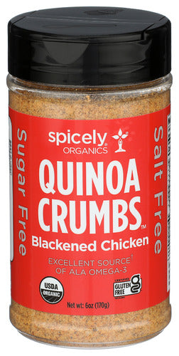 SPICELY ORGANICS QUINOA CRMBS BLCKND CHKN - 6 OZ