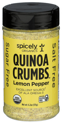 SPICELY ORGANICS QUINOA CRMBS LEMN PEPPER - 6.2 OZ