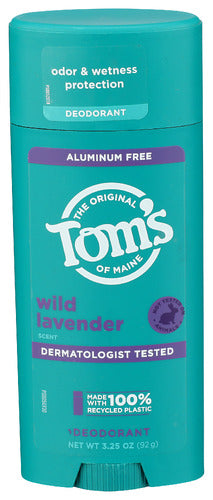 TOMS OF MAINE DEODORANT STK WILD LVNDR - 3.25 OZ