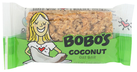 Bobos Oat Bars 
Bar Oat Ccnut, 3 OZ.