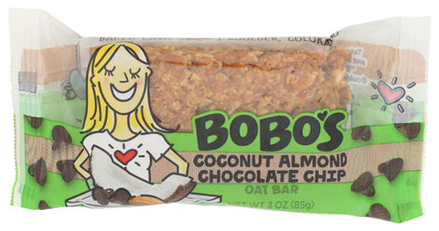 Bobos Oat Bars 
Bar Oat Ccnt Almnd Choc Chip, 3 OZ.