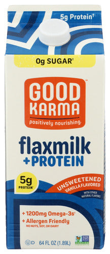 GOOD KARMA FLAX MILK PRTN+ UNSWT VNLLA - 64 FO