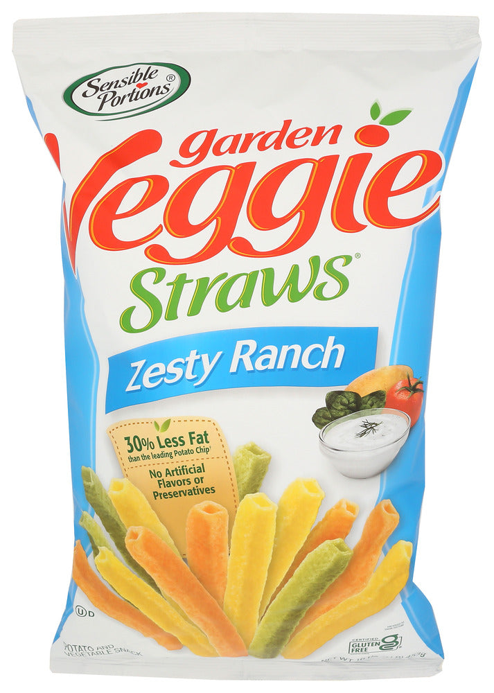 SENSIBLE PORTIONS STRAW VEGGIE RANCH - 16 OZ