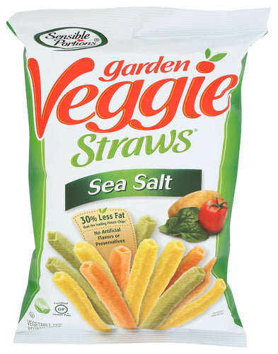 SENSIBLE PORTIONS STRAW VEGGIE SEA SALT - 5 OZ
