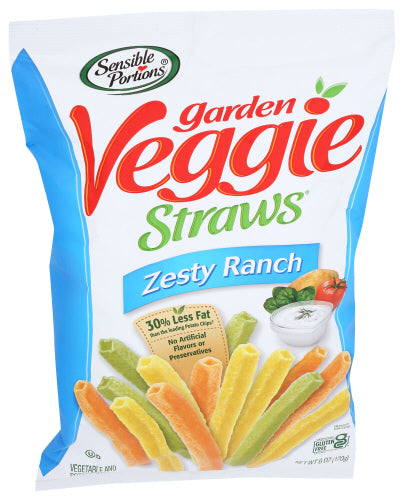 SENSIBLE PORTIONS STRAW VEGGIE RANCH - 6 OZ