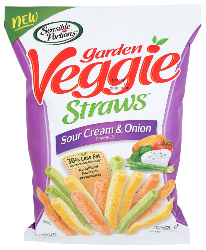 SENSIBLE PORTIONS STRAW VEG SOUR CRM ONION - 6 OZ
