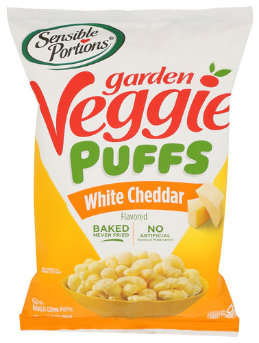 SENSIBLE PORTIONS PUFFS VEGGIE WHITE CHEDAR - 3 OZ