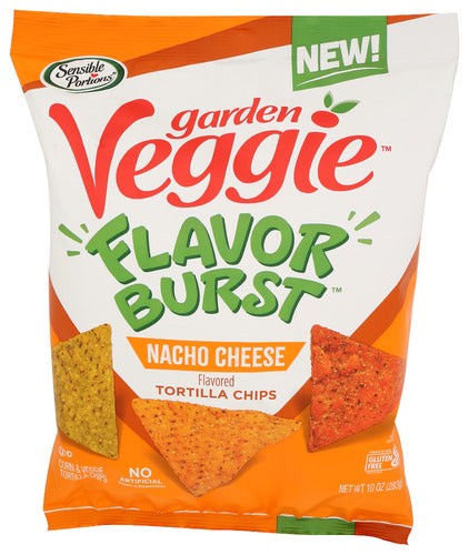 SENSIBLE PORTIONS CHIPS TRTLA NACHO - 10 OZ