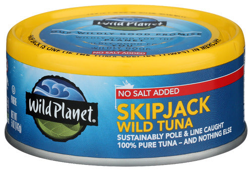WILD PLANET TUNA WILD SKPJCK LGHT NS - 5 OZ