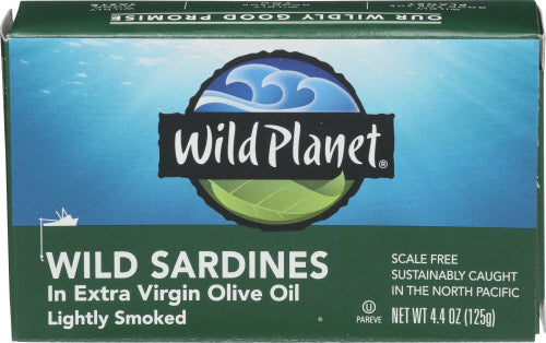 WILD PLANET SARDINE EVOO - 4.4 OZ