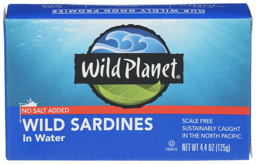 WILD PLANET SARDINES WILD WATER NS - 4.4 OZ
