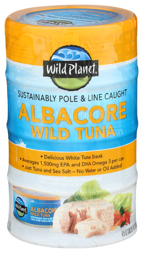 WILD PLANET TUNA WILD ALBACORE 4PK ST - 20 OZ