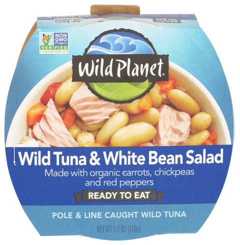 WILD PLANET SALAD TUNA WHITE BEAN - 5.6 OZ