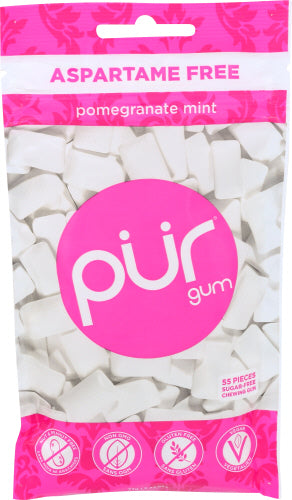 Pur Gum Pmgrnte Mint 55Pc, 2.72 OZ.