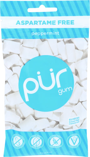 Pur Gum Peppermint 55Pc, 2.72 OZ.