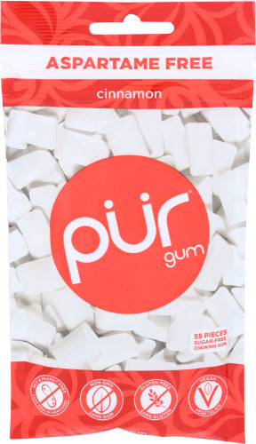 Pur Gum Cinnamon 55Pc, 2.72 OZ.