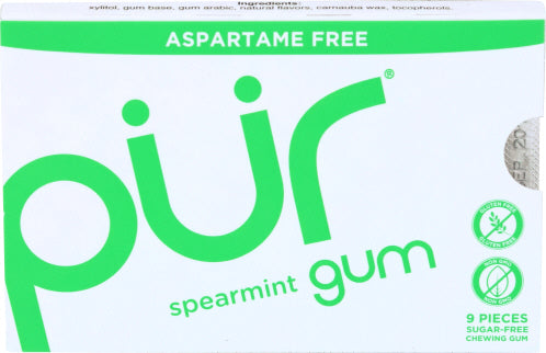 Pur Gum Spearmint, 9 PC.