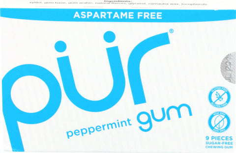 Pur Gum Peppermint, 9 PC.