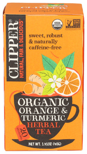Clipper 
Tea Orange Turmeric Org, 1.41 OZ.