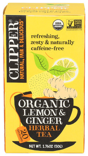 Clipper 
Tea Lemon Ginger Org, 1.76 OZ.