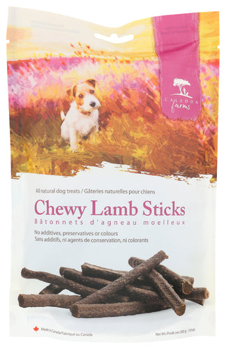 Caledon Farms 
Treat Dog Chewy Lamb Stic, 7 OZ.