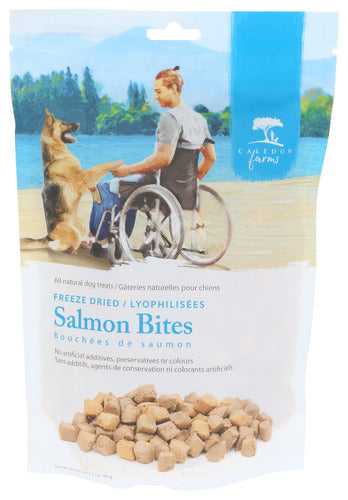 Caledon Farms 
Treat Dog Frz Drd Salmon, 3.2 OZ.