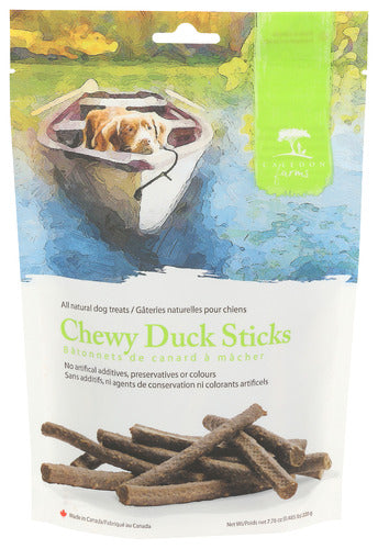 Caledon Farms 
Dog Treat Chewy Duck Stx, 7.76 OZ.